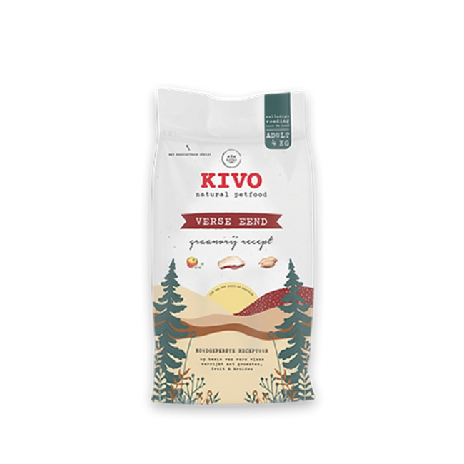 Verse eend - graanvrij 4 kilo