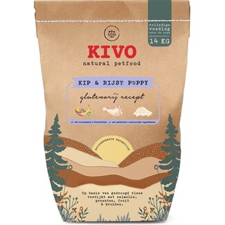 Kivo Kivo Kip & Rijst Puppy - glutenvrij 4 kilo