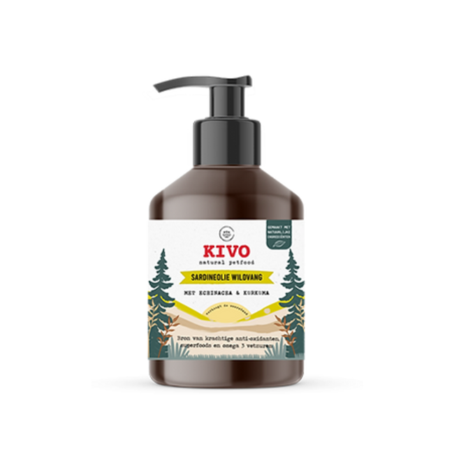 Kivo Sardineolie met Echinacea & Kurkuma