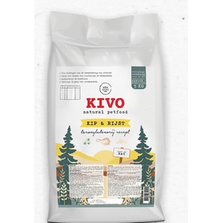 Kivo Sterilised/senior Kip & Rijst 5 kilo