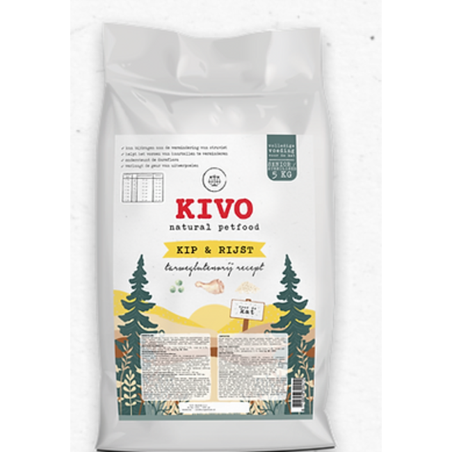 Sterilised/senior Kip & Rijst 5 kilo