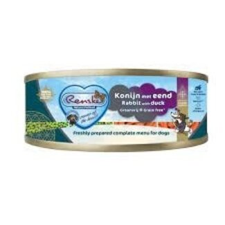 Renske Canned Fresh Steamed Grain Free Rabbit Duck