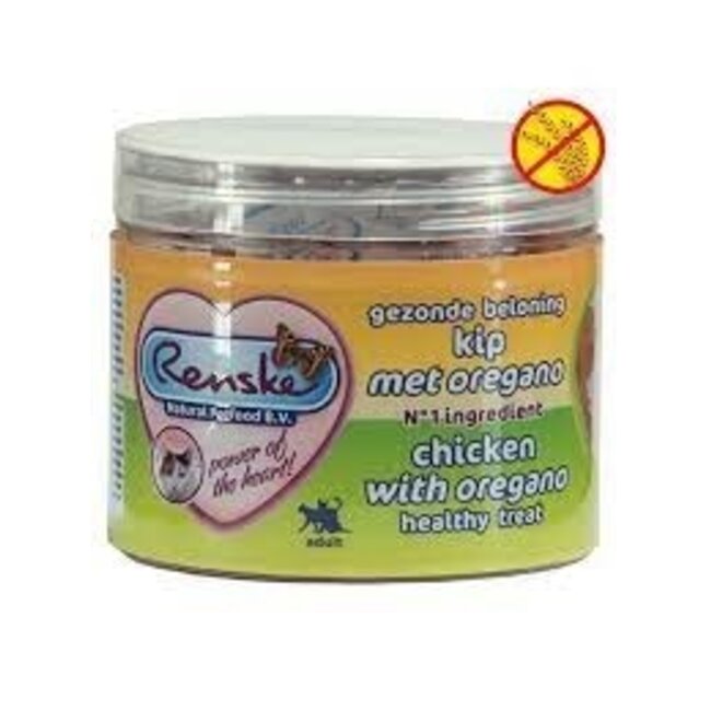 Healthy reward hearts chicken oregano