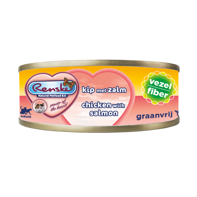 Renske Vers Kat Vezel 70 g - Kattenvoer - Kip&Zalm