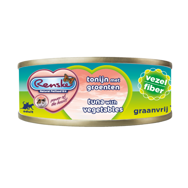 Fresh Cat Fibre tuna vegetable