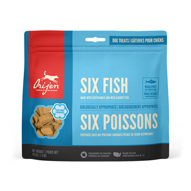 Orijen FREEZE-DRIED TREATS Dog 6 Fish