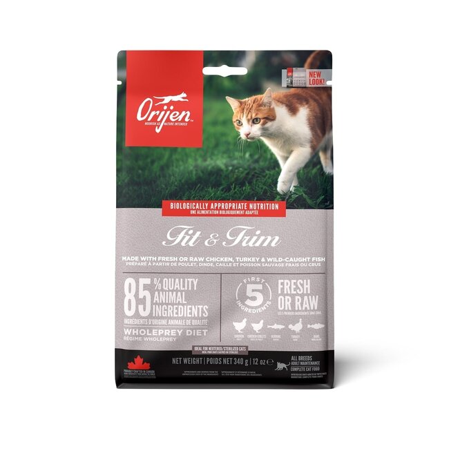 Orijen Whole Prey Fit & Trim Cat Kip&Kalkoen - Kattenvoer