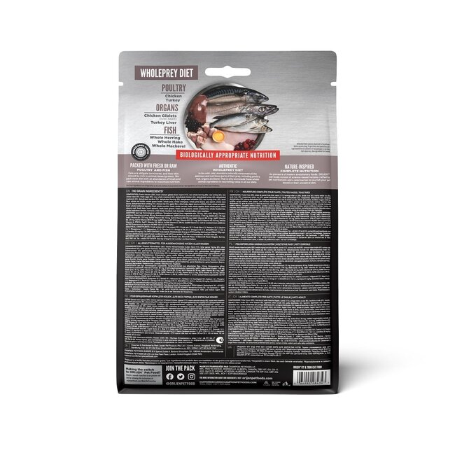 Orijen Whole Prey Fit & Trim Cat Kip&Kalkoen - Kattenvoer