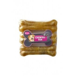 Papillon Pet Products 3 pack pressed chewing bones natural
