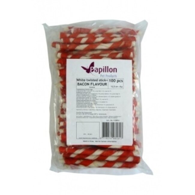 100 rolsticks wit 13 cm met verschillende smaken