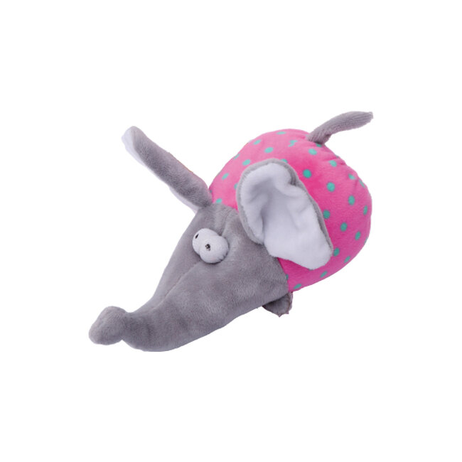 Pluche olifant met piep 17 cm