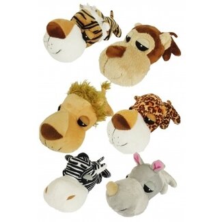 Papillon Pet Products Plush wild animals assortment with squeak 15 cm