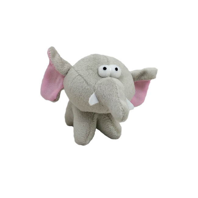Plush elephant with squeak 12 cm