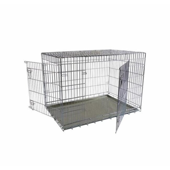 Lightweight wire cage 2-doors