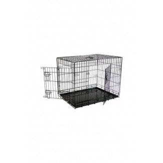 Papillon Pet Products Light weight wire cage 2-doors black