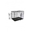 Light weight wire cage 2-doors black