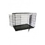 Light weight wire cage 2-doors black