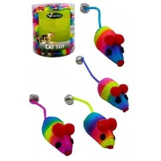 Papillon Pet Products Rainbow mouse with bell