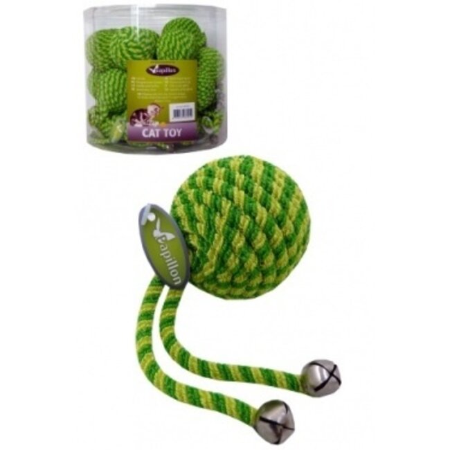 Ball with bells green 5 cm