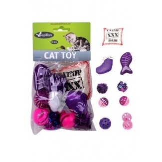 Papillon Pet Products Set of 10 cat toys