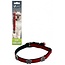 Reflective velvet cat collar 10 mm x 28 cm