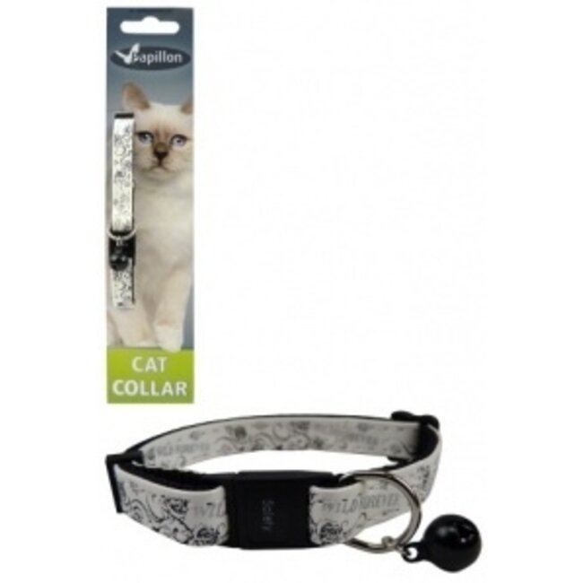 Verstelbare kattenhalsband 10 mm 20 - 30 cm Wild Forever