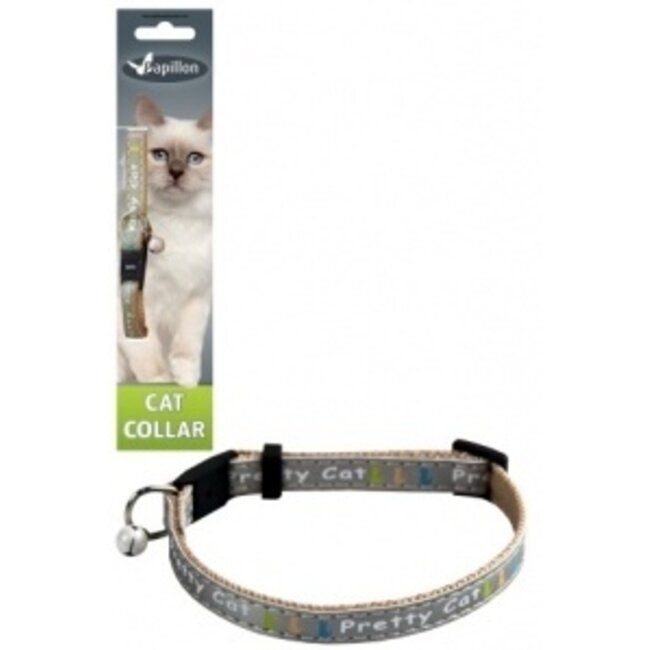 Verstelbare kattenhalsband 10 mm x 21 - 33 cm Kitty cat