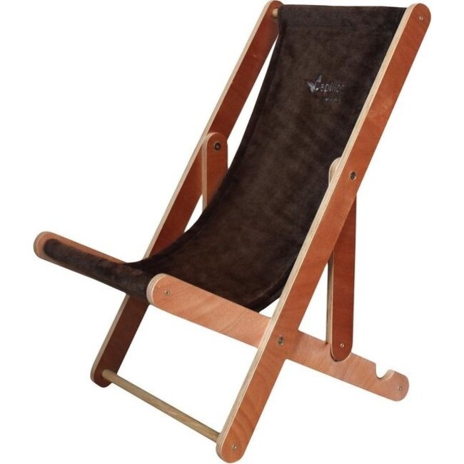 Papillon Huisdier strandstoel bruin