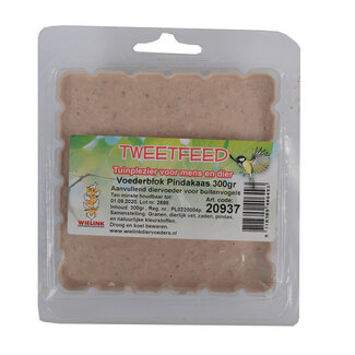 Tweetfeed Food Block Peanut Butter 300gr 1st