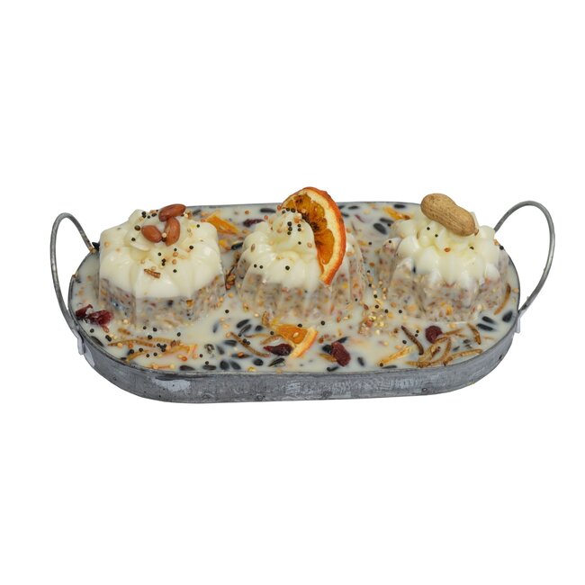 Bird pie tray zinc 1st