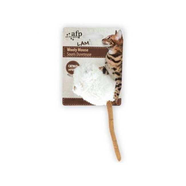 woolly mouse lambswool with squeak assorted