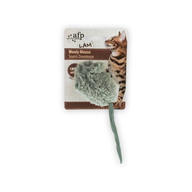 woolly mouse lambswool with squeak assorted