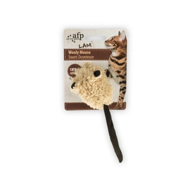 woolly mouse lambswool with squeak assorted