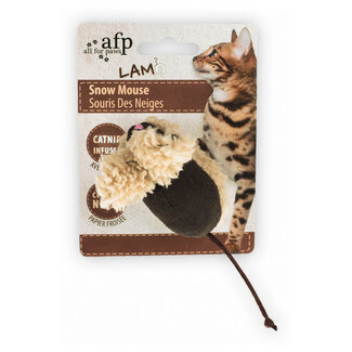 All for Paws Toy snow mouse