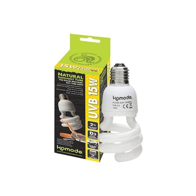 Komodo Compact Lamp UVB 2% ES