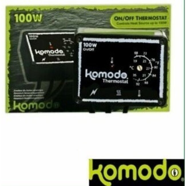 Komodo Thermostat Dimming 600W euro plug