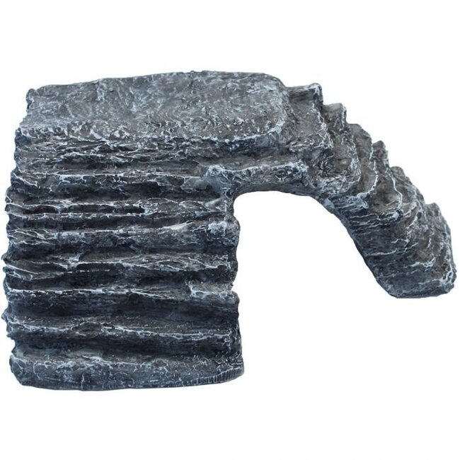 Komodo Basking Platform Corner Ramp Grey