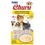 Inaba Churu Purée - Kattensnack - Kip Kaas 15 g 4 stuks