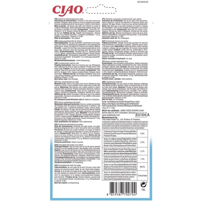 Inaba Churu Kat Tonijn Met Sint-Jacobsschelp