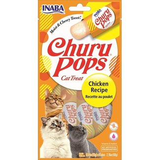Inaba Inaba Churu Pops - Kattensnack - Kip 15 g 4 stuks