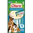 Inaba Churu Dog Chicken With Cheese Recipe - Hondensnacks - 4 x 14 g
