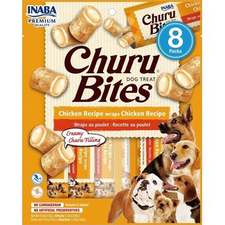Inaba Inaba Bites Dog Chicken Recipe Wraps Chicken Recipe - Hondensnacks - 8 x 12 g