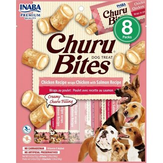 Inaba Inaba Bites Dog Chicken Recipe Wraps Chicken With Salmon Recipe - Hondensnacks - 8 x 12 g