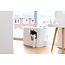 Hoopo Dome Litter Box White