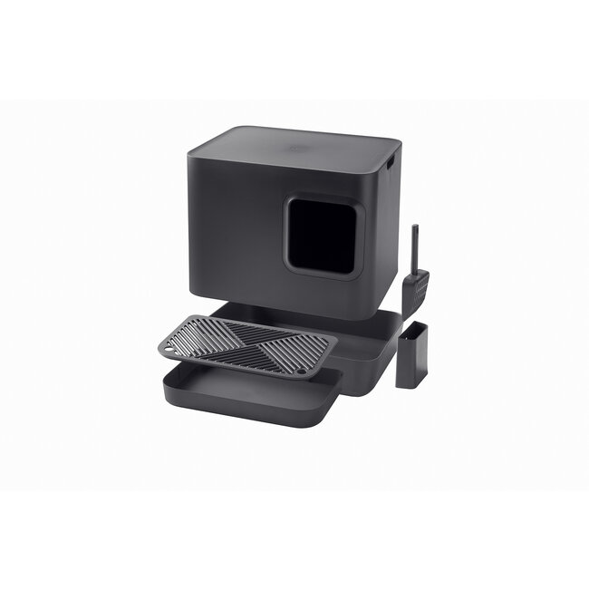 Hoopo Dome Plus Litter Box Grey