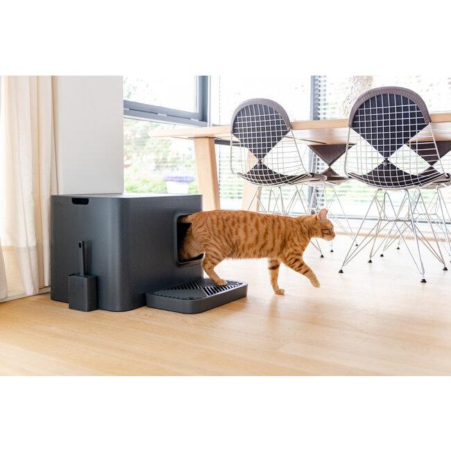 Hoopo Dome Plus Kattenbak Grijs