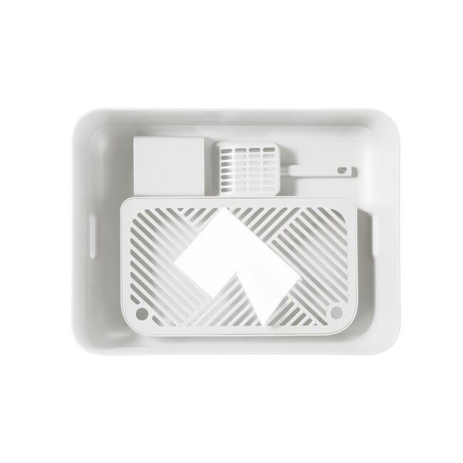 Hoopo Dome Plus Kattenbak Wit