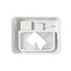 Hoopo Dome Plus Kattenbak Wit