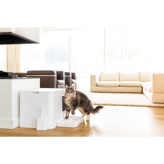 Hoopo Dome Plus Litter Box White