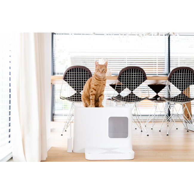Hoopo Dome Plus Litter Box White